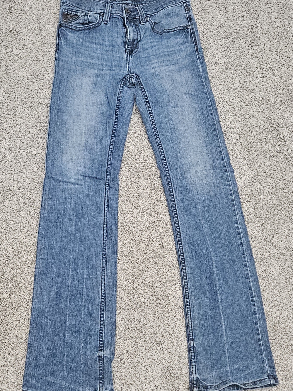 Men's Light Blue Wide Leg Jeans - Cowboy Jeans